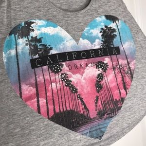 California Crop Top NWOT